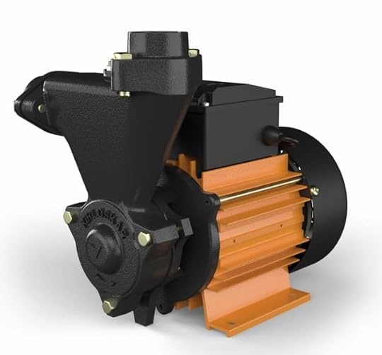 Kirloskar Mini Anisa I Centrifugal Water Pump, 1 HP, 24 Metres Head, 2600 LPH Discharge Capacity, Self Priming, Pure Copper Winding