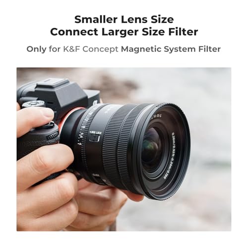 K&F CONCEPT Adaptador de filtro magnético 72-77mm para lente de 72mm, instala filtro magnético de 77mm | Para lente de 72mm, instala filtro magnético de 77mm-FP701 miniatura 2
