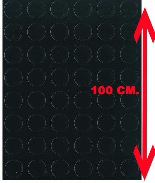 Paviento Tappeto Bollato in PVC col. Grigio Antiscivolo Flessibile e