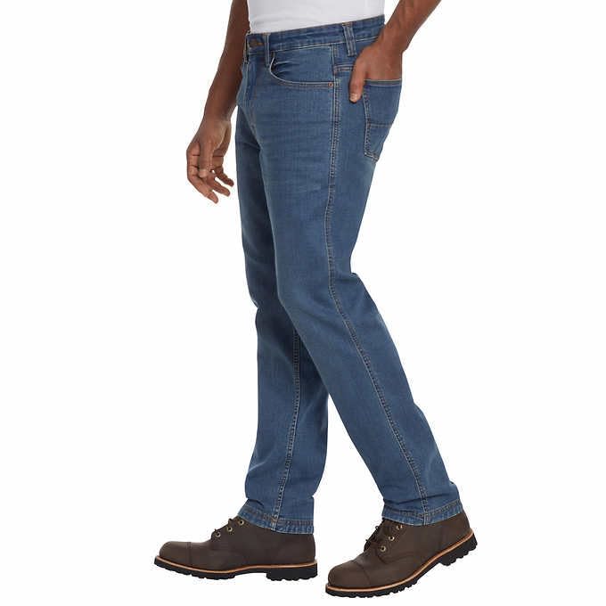 KIRKLAND New Signature Men's Jeans Heavyweight Stretch Denim, Standard Fit,4