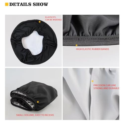 Image of Pensura Spare Tire Covers Waterproof Dust-Proof Vintage US Flag Bald Eagle Wheel Covers Car Accessories for Travel Trailer SUV Truck Travel Trailer 14-19 inch