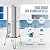 SINCHO 2.25G Gravity Water Filter with Level Window – 3-Stage Stainless Steel System, 2 Washable Ceramic Filters, No Electricity Needed