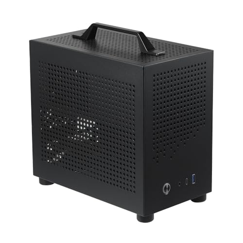 Gabinete Micro-ITX SKTC A1 Bloepum Negro miniatura 7