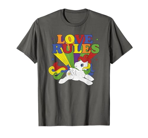 T-shirt My Little Pony Rainbow pour fille : vêtement ado imprimé arc-en-ciel