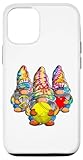 custodia per iphone 15 pro peace softball love tie dye gnomi per ragazze adolescenti mamme ragazzi