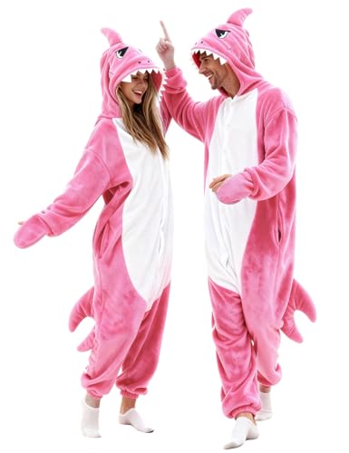 vavalad Shark Onesie Adult Shark Halloween Costumes Cosplay