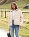 Xiaoxuemeng Womens Quilted Puffer Jacket Zip Up Lightweight Padded Coat Outwear(Khaki-Small-New)