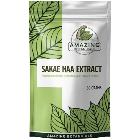 Amazing Botanicals Sakae Naa 50X Extract Powder - 30g | High Potency Combretum Quadrangulare for Relaxation, Calmness & Focus Cover