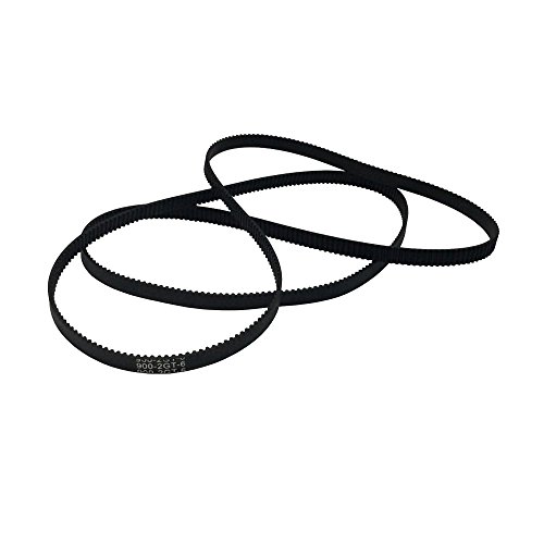 Courroie de distribution GT2 de haute précision en caoutchouc renforcé 900-2GT-6, lot de 2