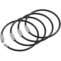 Silipac Cable Key Ring 4 Pack - 6.3