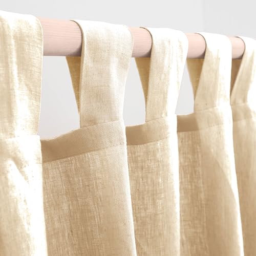 Image of HOMEMONDE Sheer Curtains for Living Room, Bed Room - Transparent Curtain Home Decor