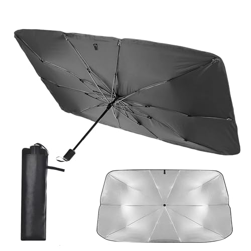 Parabrezza anteriore universale per auto, protezione UV isolamento ombrello pieghevole per auto, per la maggior parte dei modelli