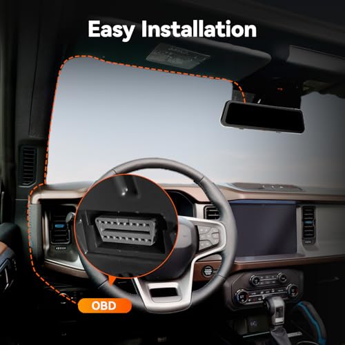 Image of WOLFBOX USB C 4A OBD Hardwire Kit 11.48ft for All WOLFBOX Dash Cams, Converting 12V-24V to 5V, with Battery Drain Protection