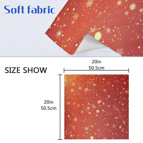 Servilletas de Tela de Navidad Multicolor Pack x6 20x20 in miniatura 6