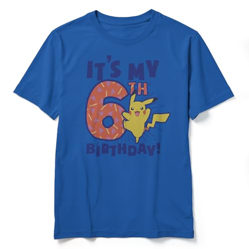 Boy's Pokemon It’s My 6th Birthday Pikachu T-Shirt