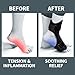 AZMED Plantar Fasciitis Night Splint & Support, Adjustable Orthotic Foot Drop Brace for Achilles Tendonitis and Heel Spur Relief, Black