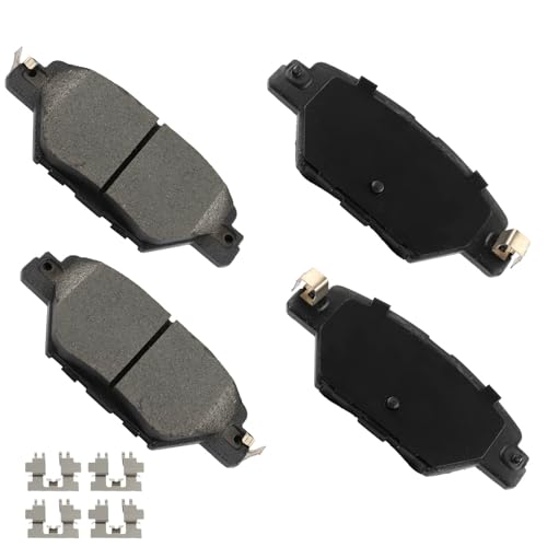 Image of cciyu D1934 Rear Ceramic Disc Brake Pads Kit For Mazda For CX-9 2016-2023