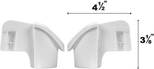 Miniatura 5 de 240534901 (2 unidades) Barra de estante de puerta compatible con estantes de repuesto Frigidaire Refrigerador, contenedor de puerta, piezas de