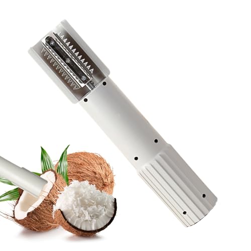 fengminmaoyi Máquina eléctrica ralladora de frutas | Rallador de Cocina Antigoteo, Portátil y Multiusos,Herramienta Manual para Rallar Fruta - para Zanahoria Pepino Ensaladas Repostería Cocina Casera