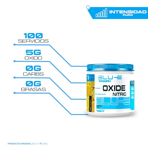 Proteínas, oxido nitrico sin cafeina Marca BLU-E (2)
