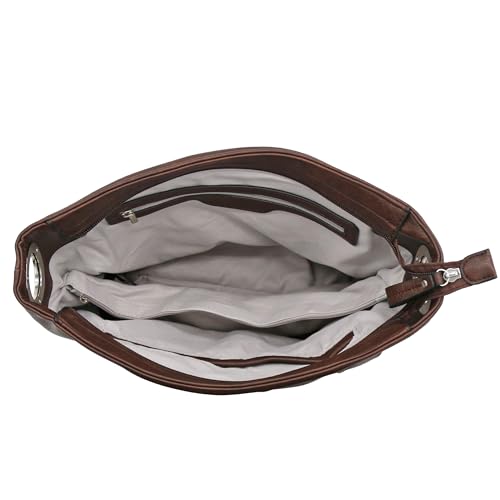 Image of Hobo Shoulder Bag with Big Snap Hook Hardware