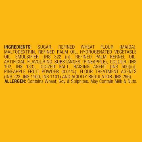 Image of Dukes Waffy - Refined Wheat Flour Pineapple Flavoured Creamy & Crunchy Wafers,60 /55 Gram