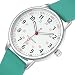 IBSO Women Watch for Nurse Easy to Read Dial Wristwatches Silicone Band Water Resistant Watches Second Hand and 24 Hour (0027 Green)