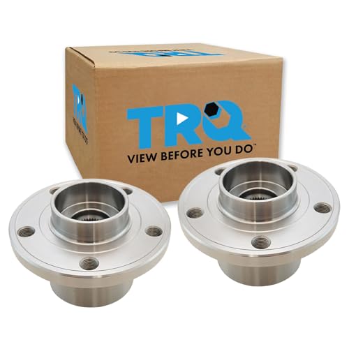 Image of TRQ Front Left and Right Wheel Bearing and Hub Assembly Set 2 Piece Compatible with 11-17 Volvo S60 16-17 S60 Cross Country 07-16 S80 15-17 V60 15-17 V60 Cross Country 08-10 V70 10-17 XC60 08-16 XC70