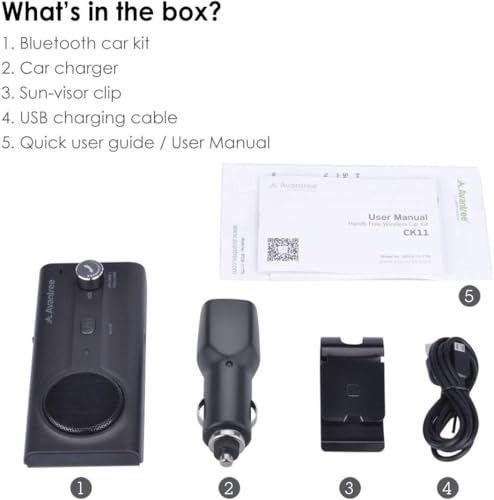 Avantree CK11 - Bluetooth 5.0 Hands-Free