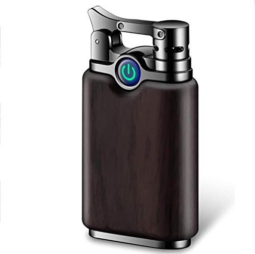 Briquet électronique USB en bois de santal : le cadeau parfait tactile