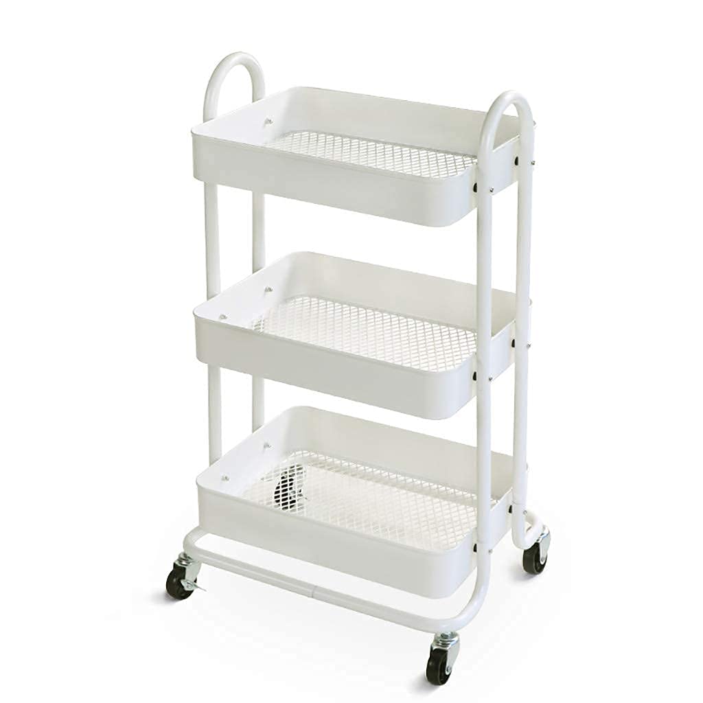 Carrito de almacenamiento con ruedas para solucionar la falta de espacio en baño
