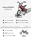 ELEMARA Electric Dirt Bike for Kids,15.5 mph & 150lb Max, 350W Kids Motorcycle with Music & Bluetooth,Chain-Driven Motor, Twist-Grip Throttle & Hand-Operated Rear Brake, 12