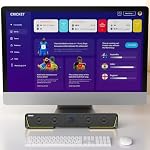 Jeecoo A40 PC Lautsprecher,Lautsprecher für Pc Tragbarer Computer Lautsprecher Schwarz 2.0 Pc Soundbar USB Betrieb und Bluetooth Modus für Smartphone und Mobile Geräte,PC – Bild 4