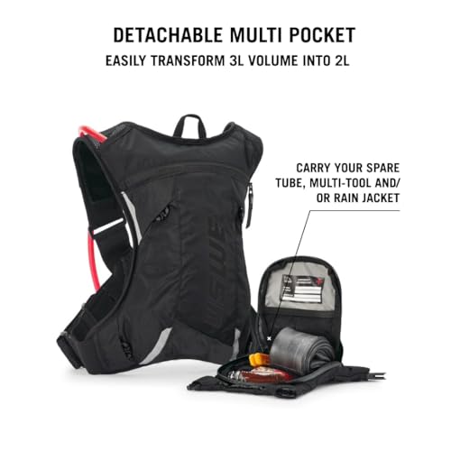 USWE MTB Hydro Hydration Pack with Hydration Bladder - Hydration Backpack for Cycling, Mountain Biking, E-MTB and Gravel Riding, Backpack with Water Bladder4