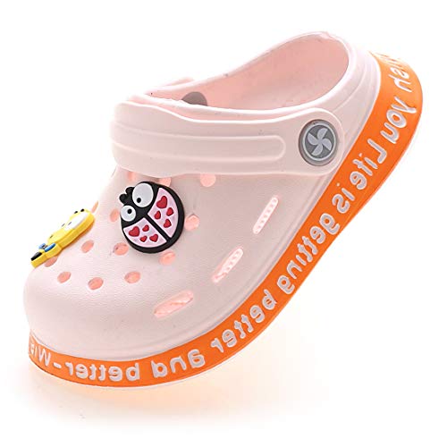 ZYLDK Unisex Sandalias niños Verano Chanclas Zuecos niños Antideslizante Respirable Piscina Jardín Zapatos Playa niños