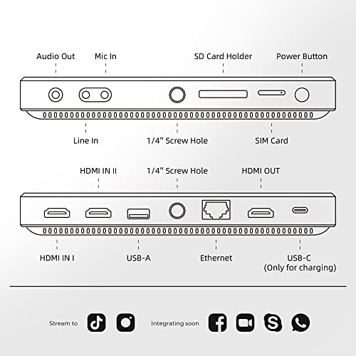 Image of YoloLiv Instream, Vertical Live Video Streaming Equipment | Encoder, Monitor, Recorder, Switcher, 7 inch Touchscreen LCD Display,Stream at up to 1080p60, Supports H.264,for Instagram,Tiktok