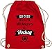 Shirtracer Eishockey Trikot Ersatz - Es gibt nichts Wichtigeres als Hockey - Unisize - Rot - hockey rucksack - WM110 - Turnbeutel und Stoffbeutel aus Baumwolle