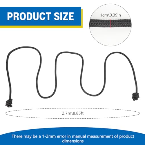 Image of Proberos 2.7m Fitness Flow Rope for Strength, Coordination, Balance and Cardio Training SkippingRope for Agility, Endurance Building, and Full-Body Home or Outdoor Workouts