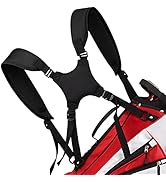 Golf Bag Strap Replacement Comfort Double Shoulder Adjustable Strap Padded Golf Carrying Bag Strap