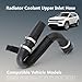 YIYANTO 68297843AC Radiator Coolant Upper Inlet Hose Compatible with Jeep Compass 2017 2018 2019 2020 2021 2022 2.4L, Replace 68297843AA 68297843AB Hoses Replacement Black Rubber