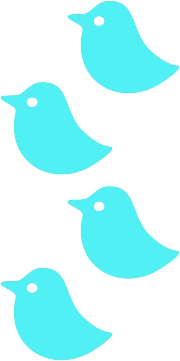 Siconi Collection 1.8" Birdie Sticky Pads, Blue (4-Pack)