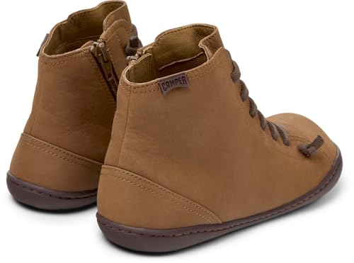 Camper Para Mujer. K400509-026 Zapatillas De Piel Peu Cami MarróN (39), Plano, Cordones, Casual - 2