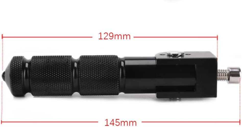 PACEWALKER 8mm Motorcycle Footpegs Universal Foldable Foot Pegs CNC Non-Slip Foldable Aluminum Pegs Compatible with Yamaha Honda Suzuki Kawasaki Ducati Aprilia Electric Motorbikes ATV