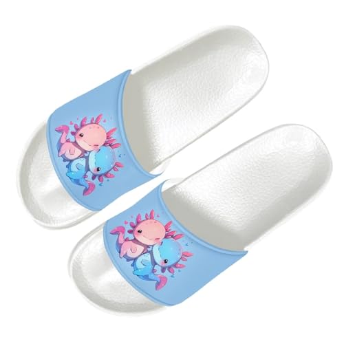 Women's Summer Flat Sandals Slip On Open Toe Soft Slide Sandals Summer Non-Slip Slippers2