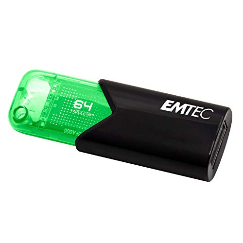 Clés USB 2.0 EMTEC B110 : Stockage de données vert pour étudiants et bureau