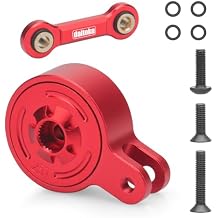 daitoku Aluminum 25T Fixed Link Steering Servo Saver RC Servo Saver Set for Arrma 1/10 Granite Senton Vorteks Bigrock 3S BLX 550 MEGA Kraton Outcast 4S BLX