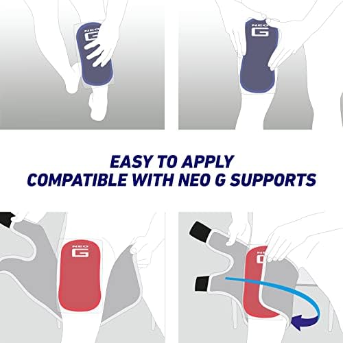 Neo G Hot and Cold Therapy Pack  Heat Pack Ice Packs for Injuries Reusable, Muscle Inflammation, Joint Pain, Swelling, Sprains  Flexible & Dual Function - Class 1 Medical Device - 1 Pack - Blue/Red
