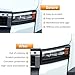 Headlight Lamp Guard Trim Cover Compatible with Toyota Land Cruiser 250 Prado J250 LC250 2024 2025, Carbon Steel Front Headlight Bezels Cover Protector, Black