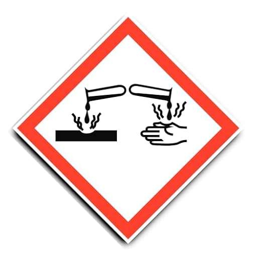 Adhesivo de 25 cm (25 cm), diseño de pictograma de peligro de las Naciones Unidas | Ya disponible en tu tienda friki favorita! En mundofriki.es!