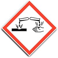Adhesivo de 25 cm (25 cm), diseño de pictograma de peligro de